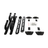 Allen Company metal truck gun rack: horizontal dual gun storage